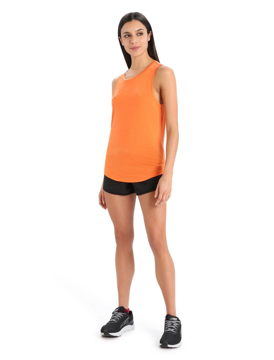 Flash Icebreaker Merino Sphere II Tank Women's T Shirts | AU 1570YXFU